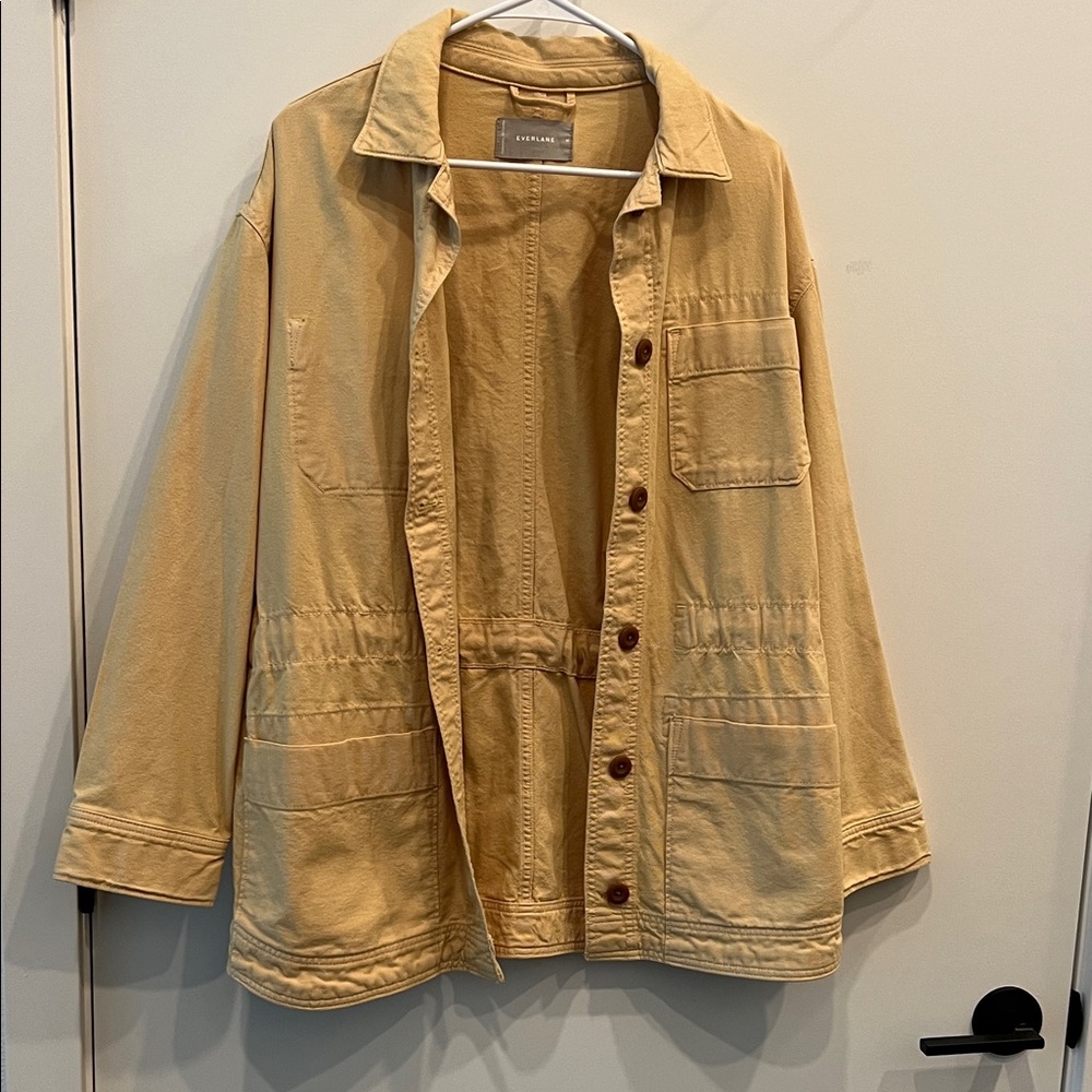 Everlane Yellow Cotton Work Jacket